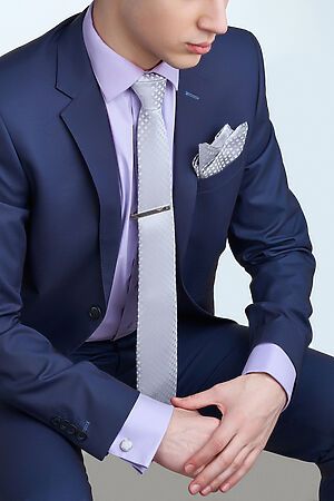 Набор: галстук, платок, запонки, зажим "Власть" Nothing But Love #771784