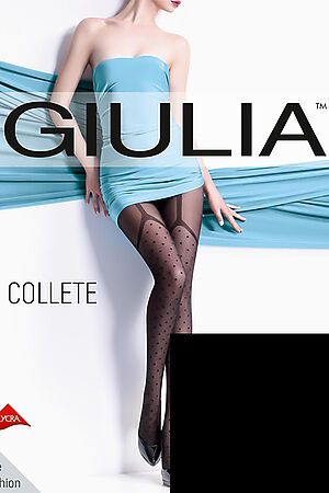 Колготки GIULIA (Черный) COLETTE 01 nero #77347