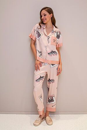 Пижама INDEFINI (Розовый) 551800-9-2052TBC #775061