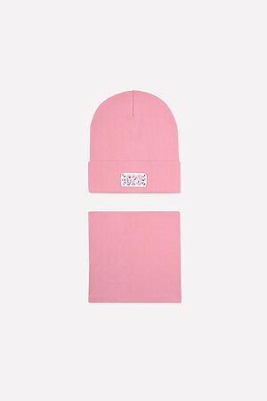 Комплект(шапка+снуд) CROCKID (Розовый зефир) #776579
