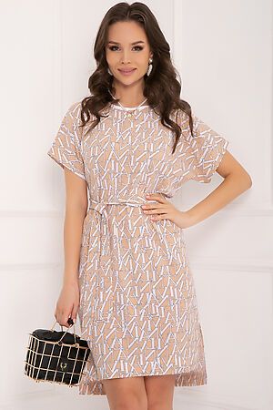Платье BELLOVERA (Светло-бежевый) 4П3765 #776854