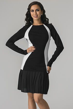 Платье MERSADA (Черный, белый) 97352 #781168