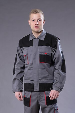 Куртка Хамертон НАТАЛИ (Серый+черный (ед.)) 27911 #784818