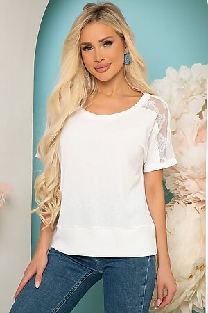 Блуза LADY TAIGA (Белая) Б3816 #785597