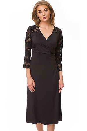 Платье VAY (Черный/гипюр) #78675