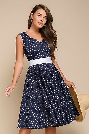 Платье 1001 DRESS, темно-синий 0101970DB #791747 купить с доставкой в интернет-магазине OptMoyo.ru