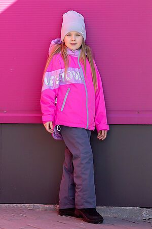 Комплект (Куртка+Брюки) BATIK (Сиреневый/Розовый/Серый) 104-22о-2 #794296
