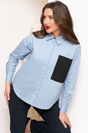 Рубашка LADY TAIGA (Голубая) Б4227 #803342