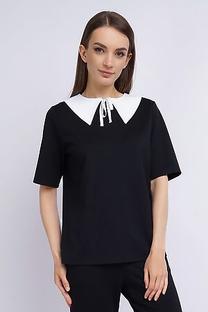 Блуза CLEVER (Чёрный) 126014/85вэ #803503