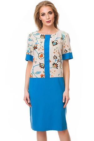 Платье FIFTYPATES (Голубой/цветы) 2-160 #80617
