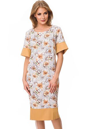 Платье FIFTYPATES (Серый/цветы) 2-156 #80681