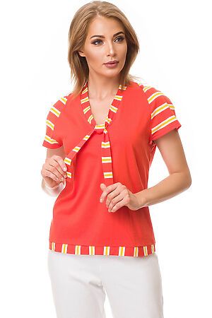Блуза TULIS (Оранжевый) 529 #80902