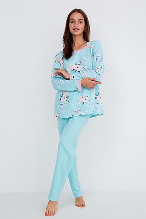 Пижама MODELLINI (Бирюзовый) № 1684/1 Пижама #809040