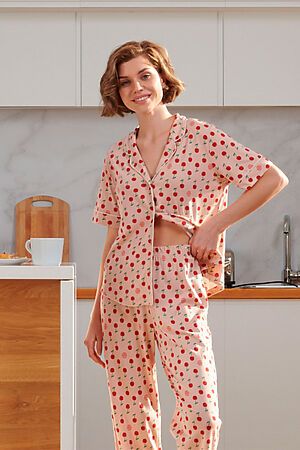 Пижама INDEFINI (Розовый) 551900-2030TBC #813394