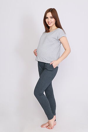 Брюки женские для беременных MARGO (Антрацит меланж) #814577