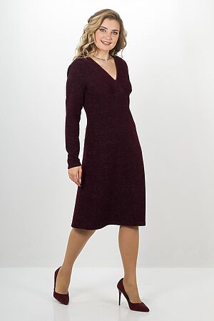 Платье BRASLAVA (Бордовый люрекс) 5807 #816453