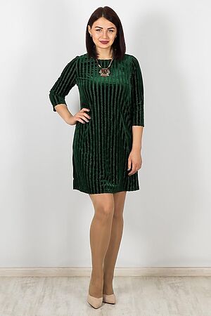 Платье BRASLAVA (Зелёный полоска с блеском) 4797-8 #816547