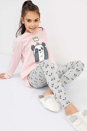 Пижама MARK FORMELLE (Розовый +панды на сером) 22/20587ПП-5 #824118