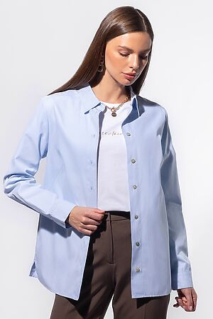 Блуза VILATTE (Голубой полосы) D29.760 #834857