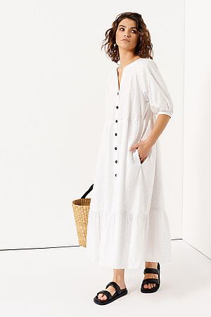 Платье PANDA (Белый) 132980W #835199