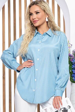 Рубашка LADY TAIGA (Голубая) Б5239 #847403
