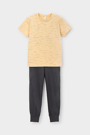 Пижама CROCKID SALE (Светлая мимоза,коричневый) #847691
