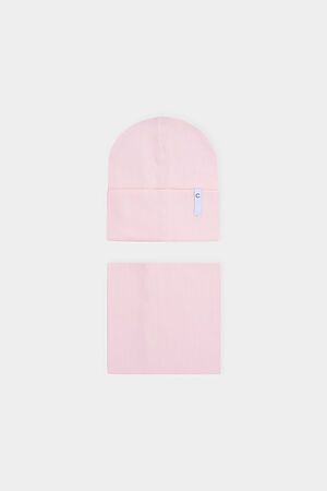 Комплект(шапка+снуд) CROCKID SALE (Бежево-розовый) #847709