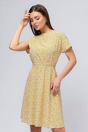 Платье 1001 DRESS (Желтый (принт)) 0101552YF #850294