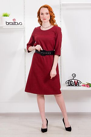 Платье BRASLAVA (Бордовый) 4782-2 #850667