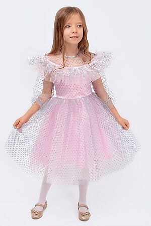 Платье СОЛЬ&ПЕРЕЦ (Розовый-серый) SP9777 #851610