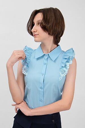 Блуза СОЛЬ&ПЕРЕЦ (Голубой) SP0522 #851906