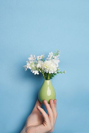 Ваза керамическая ваза декоративная с глазурью ваза для цветов "София" Nothing Shop #853650