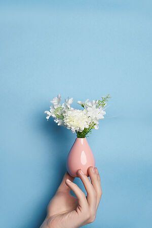 Ваза керамическая ваза декоративная с глазурью ваза для цветов "София" Nothing Shop #853663