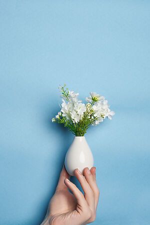 Ваза керамическая ваза декоративная с глазурью ваза для цветов "София" Nothing Shop #853667