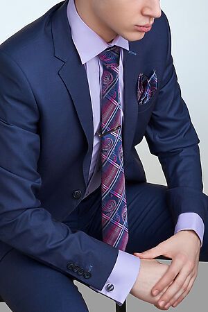 Набор: галстук, платок, запонки, зажим "Династия" SIGNATURE #854428