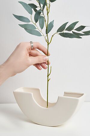 Ваза керамическая ваза декоративная в скандинавском стиле ваза для цветов "Тавира" Nothing Shop #855849