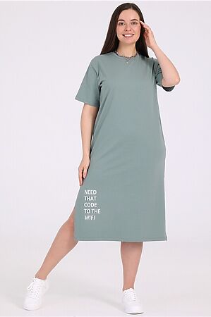 Платье АПРЕЛЬ (Серо-зеленый113) #856568