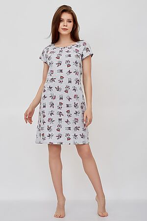 Платье LIKA DRESS, серый/рисунок 5802 #862683 купить с доставкой в интернет-магазине OptMoyo.ru