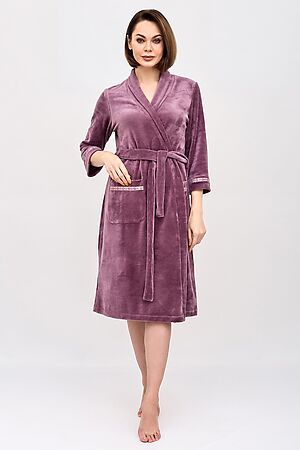 Халат LIKA DRESS, бордовый 8803 #863104 купить с доставкой в интернет-магазине OptMoyo.ru