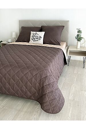 КПБ с одеялом New Style КМ-001 коричневый-бежевый НАТАЛИ #885004
