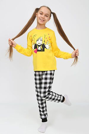 Детская пижама с брюками 91237 для девочки (джемпер, брюки) НАТАЛИ #885631