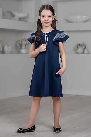 Платье ALOLIKA (Т.синий) ШП-2301-14 #889643