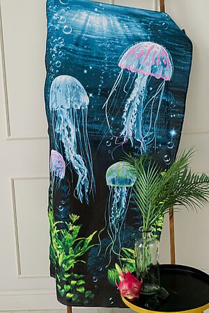 Полотенце пляжное Медузы НАТАЛИ #890640