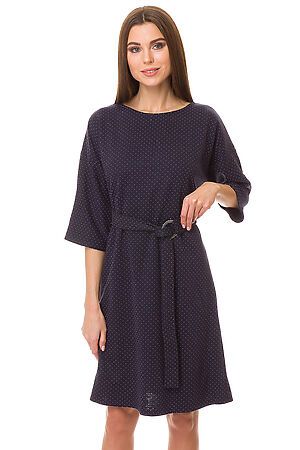 Платье REMIX (Т.синий/Горох) 7634 #89101