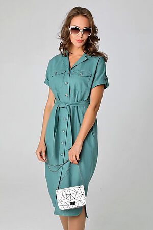 Платье DIWAY (Серо-зеленый) 23207 #892025