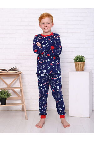 Детская пижама с брюками Вселенная дл. рукав НАТАЛИ #896361