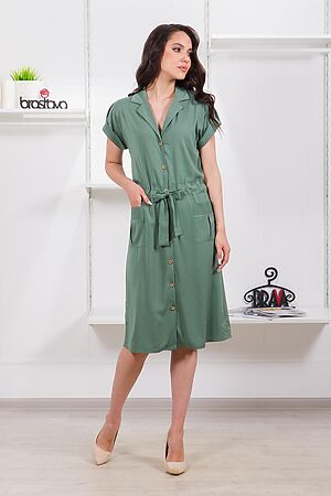 Платье BRASLAVA (Зелёный) 5440 #899541