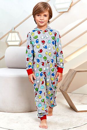 Пижама с брюками Juno AW21BJ630 Sleepwear Boys серый меланж амонгс Ас НАТАЛИ #900058