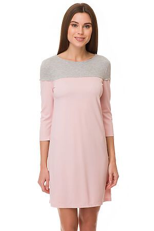 Платье GLOSS (Нежно-розовый/Серый) 22308-13 #90234