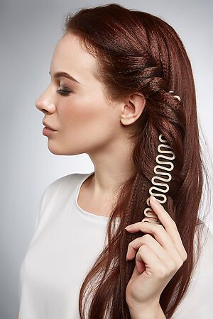 Заколка-трафарет для плетения кос "Жасмин" Nothing Shop #902784